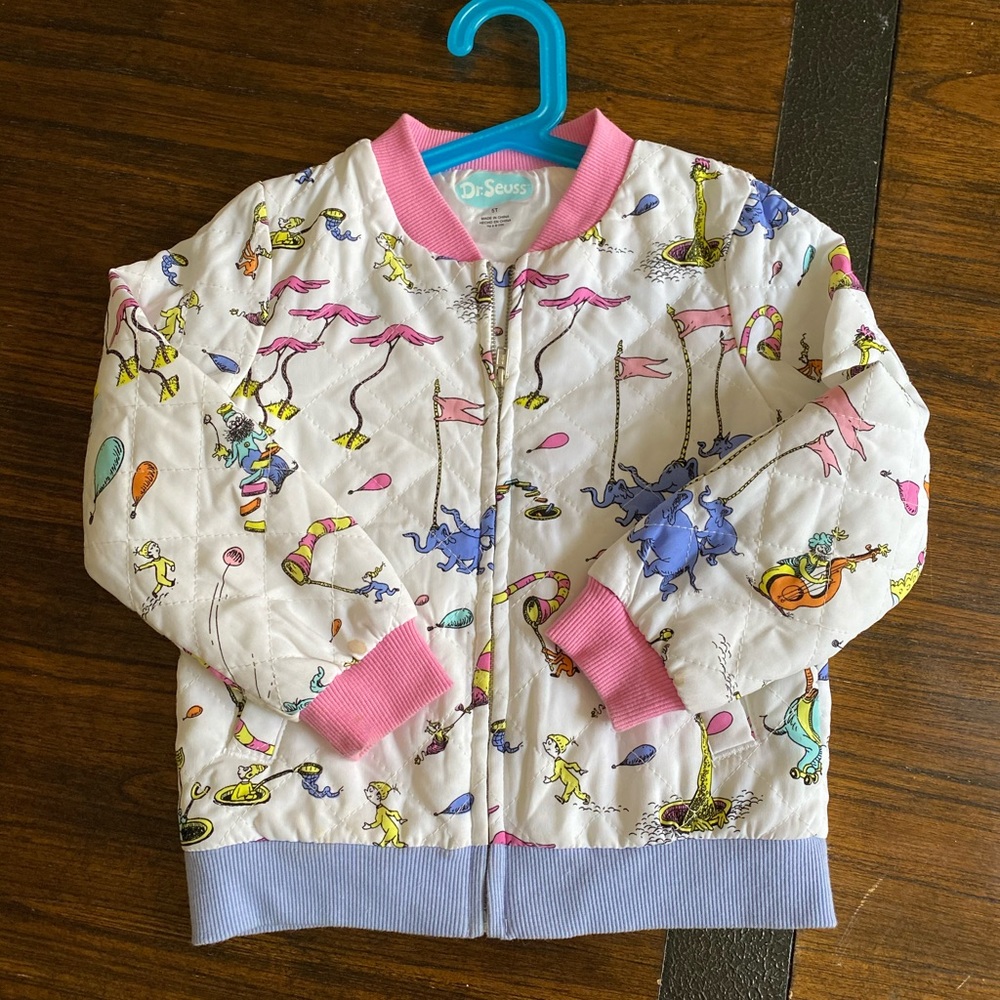 Dr suess bomber jacket